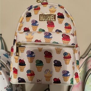 Marvel Superhero Ice Cream Cone Backpack - Multicolor